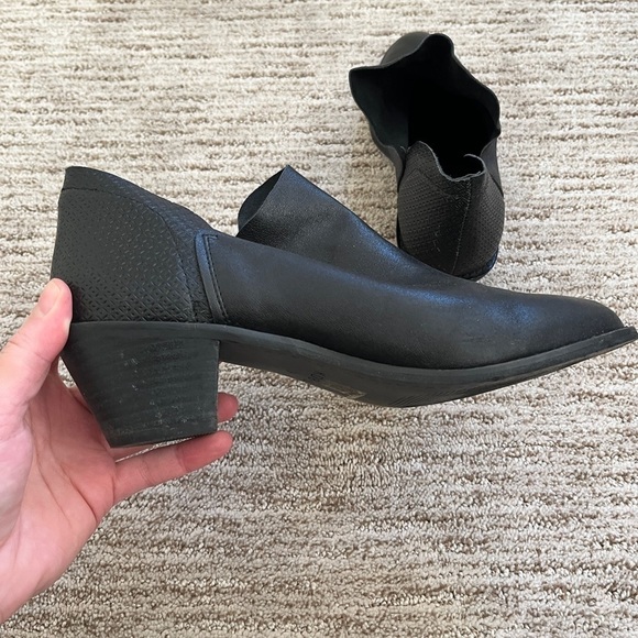 Kelsi Dagger Brooklyn black leather ankle booties size 9 - Picture 4 of 6